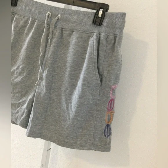 Bebe Sport Heather grey neon lites lounge short Woman’s size 1X - Picture 5 of 9